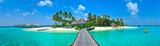 Maldives island Panorama