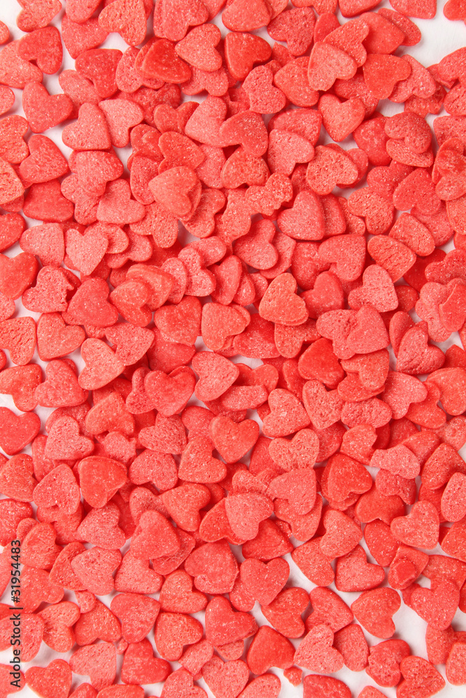 Background of red hearts Background of red hearts