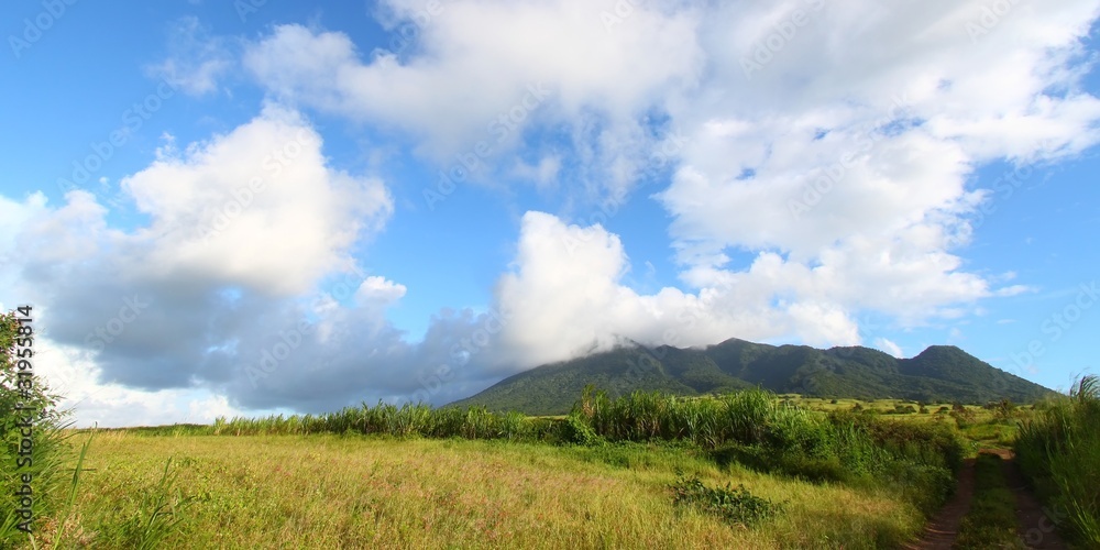 Mount Liamuiga in Saint Kitts