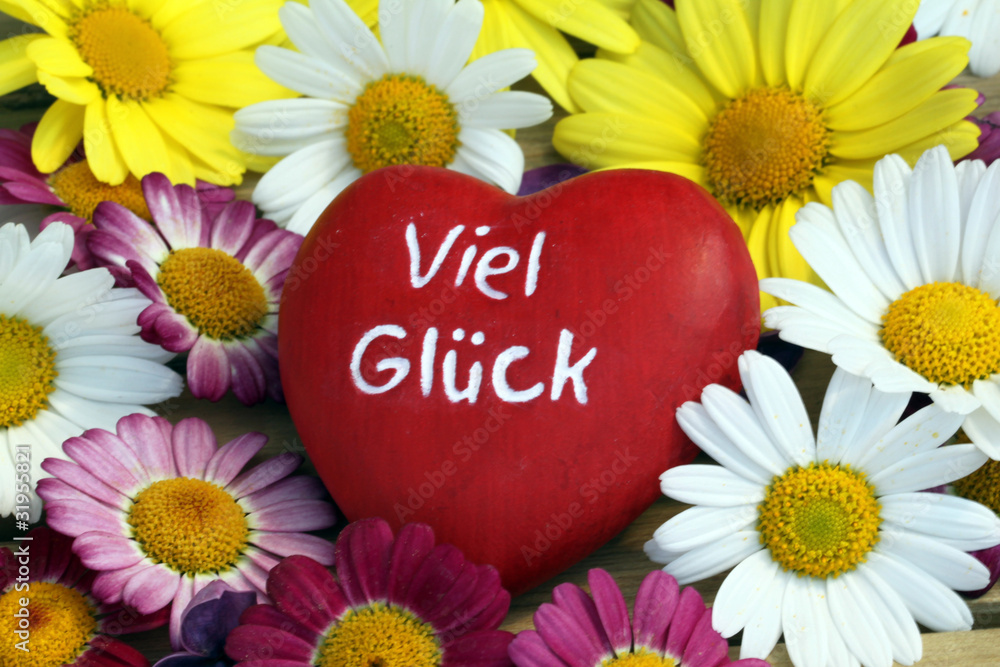 Obraz premium Viel Glück
