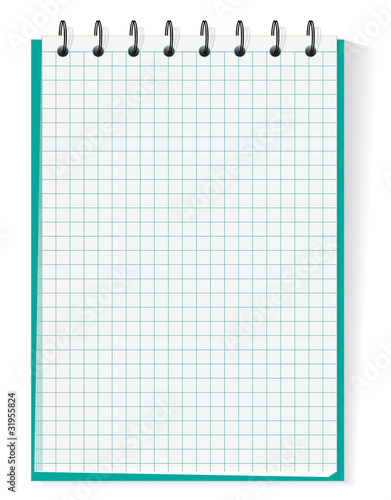 Spiral section notebook