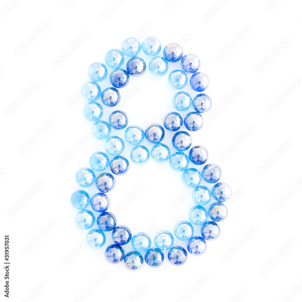 ビー玉数字 ビー玉数字