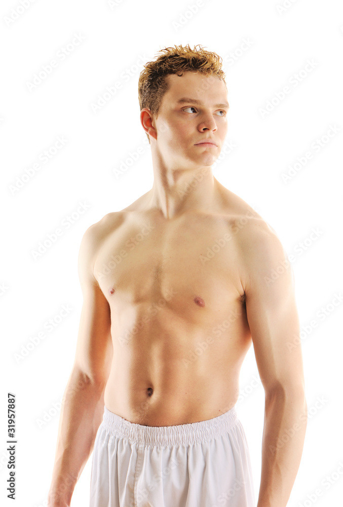 Muscular man torso