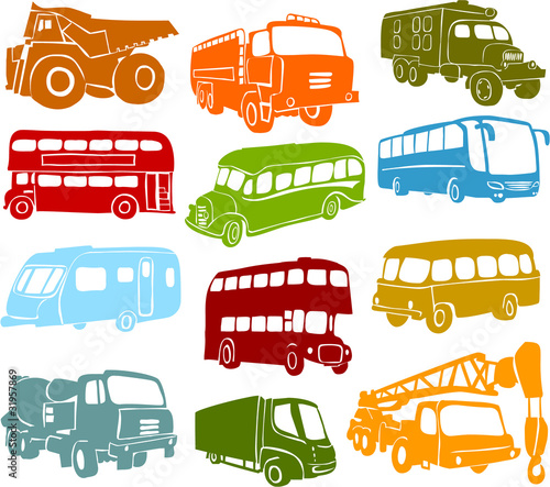 Set of a various cars B