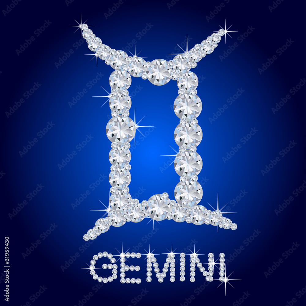Obraz premium Sternzeichen Gemini