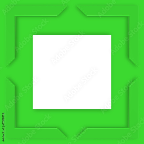 blank board - abstract gree...