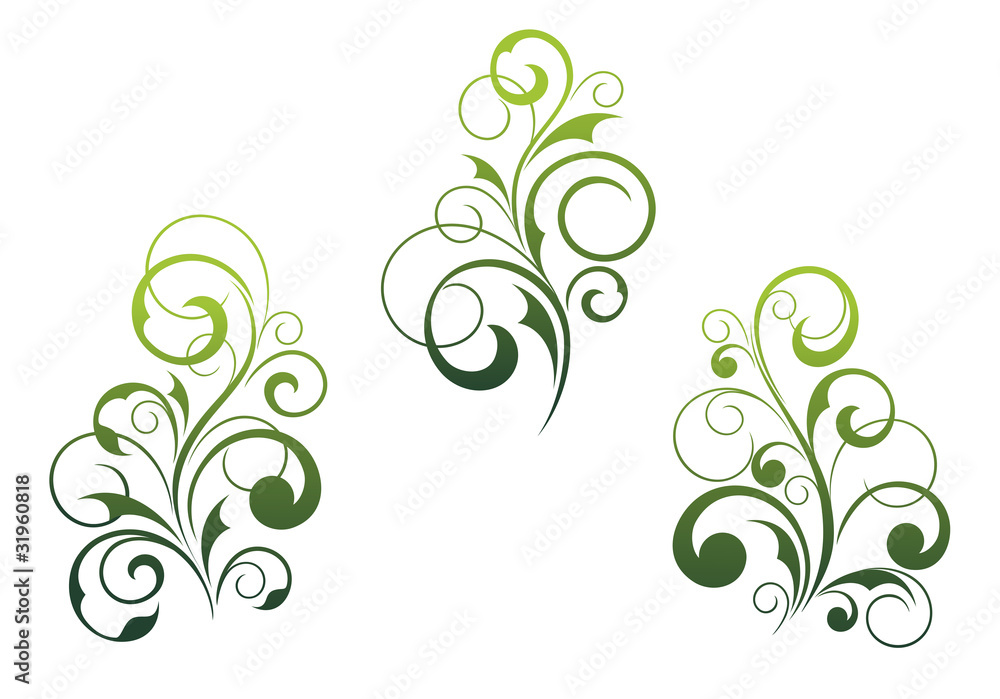 Floral elements and motifs Floral elements and motifs