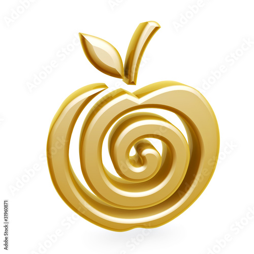 gold apple symbol