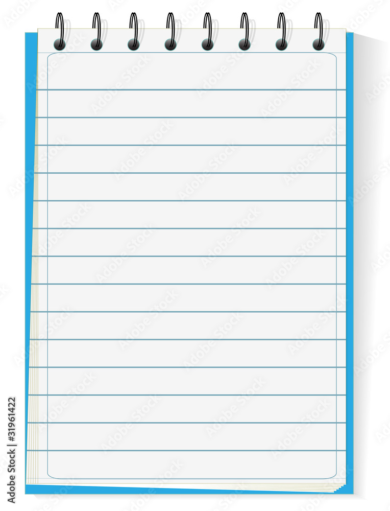 Spiral notepad Spiral notepad