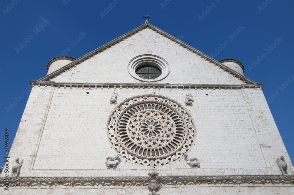 Particolare basilica di Assisi