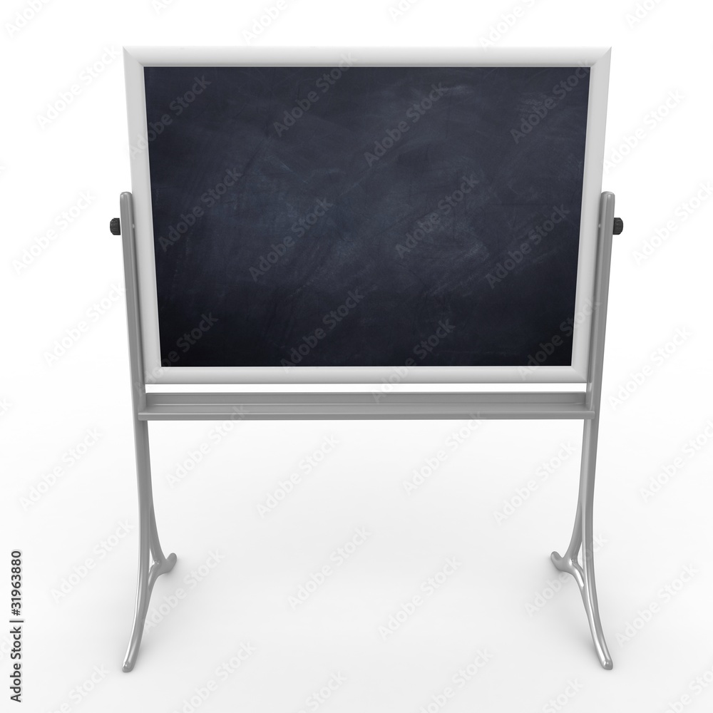 Obraz premium 3d school mobile blackboard