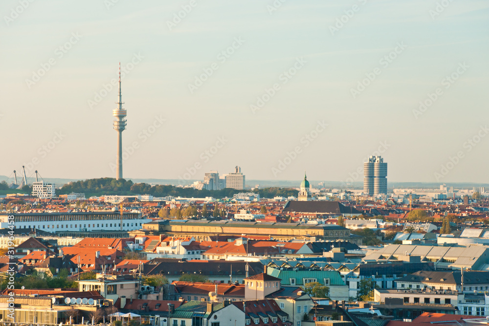 Panoramic view at Munich, Germany