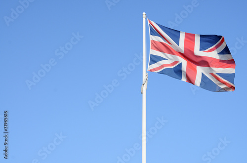 Bandiera inglese con spazio per testo