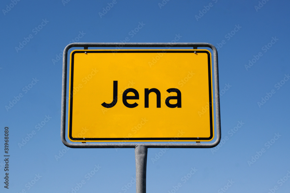 Ortsschild Jena