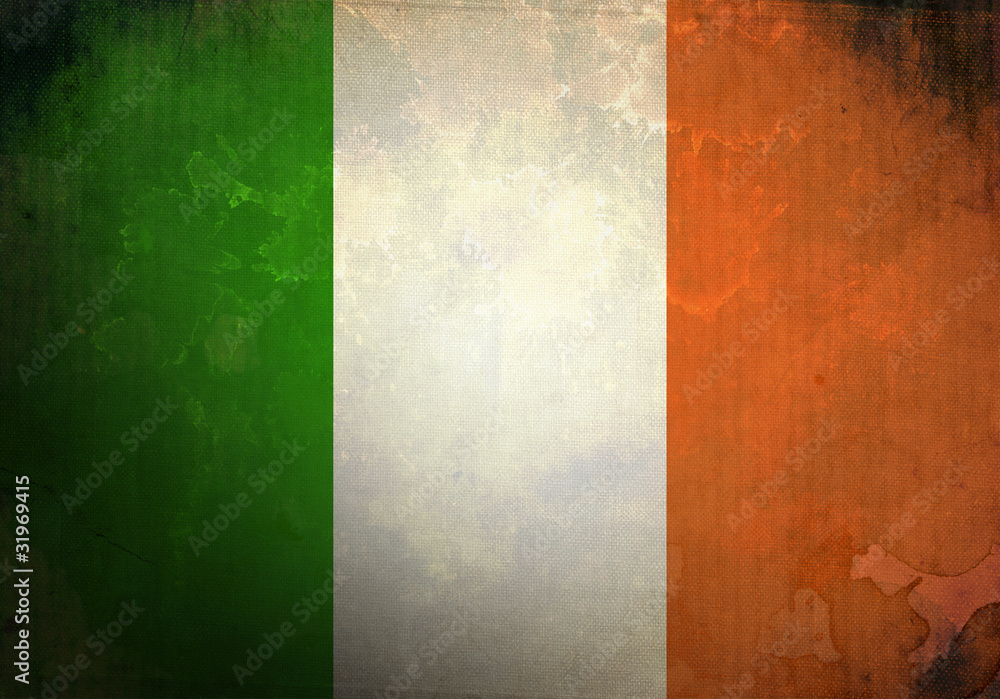 Grunge Irish Flag Grunge Irish Flag