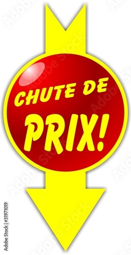 bouton chute de prix