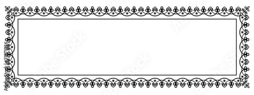 Rahmen, Panorama, Vintage, Retro, Horizontal, Banner