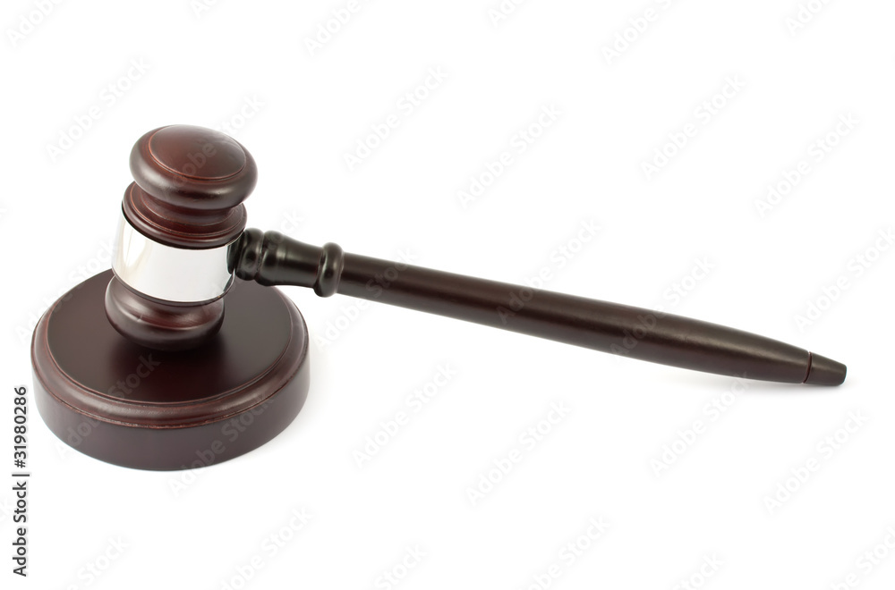 Wooden judge gavel Wooden judge gavel