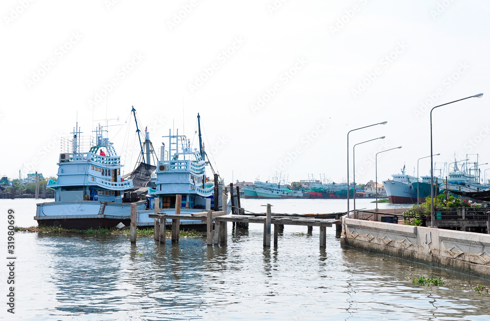 Fototapeta premium Fishing boats