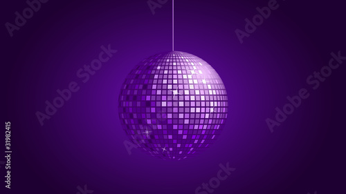 Disco ball vector illustration
