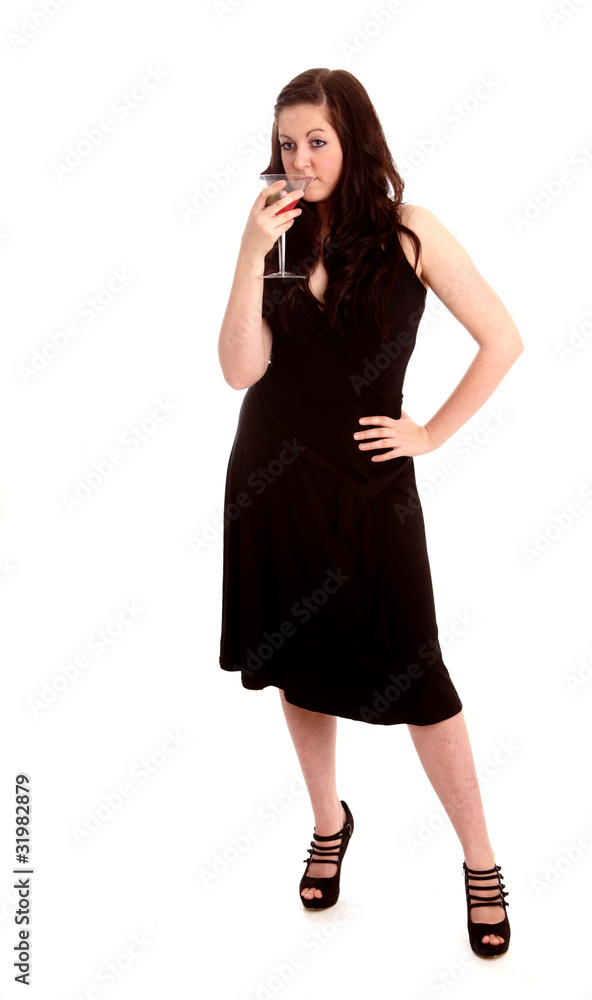 Fototapeta premium Young woman with a cigarette