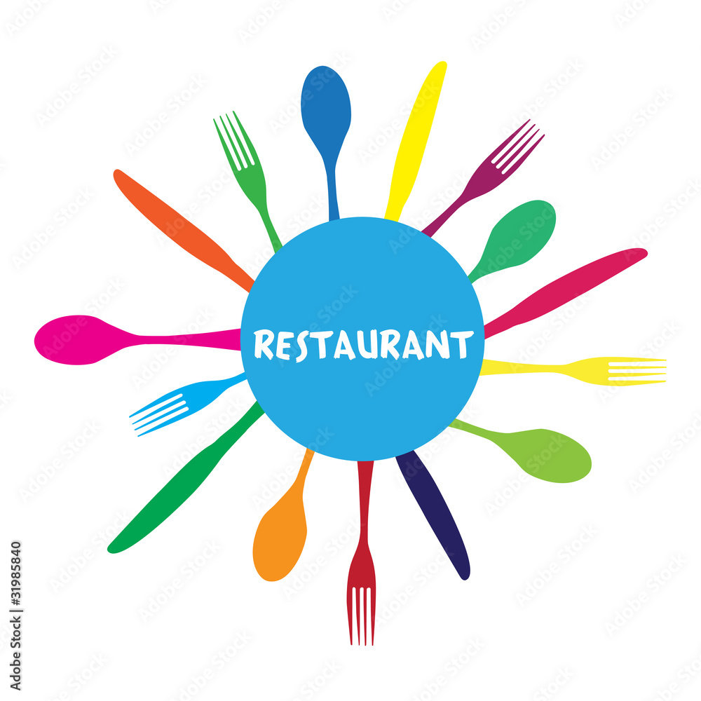 Fototapeta premium Restaurant Catering Logo
