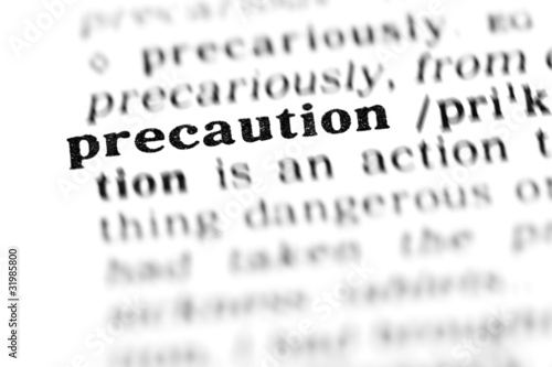 Fotografija precaution (the dictionary project)