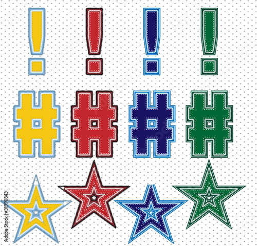 Vector Alphabet - Tackle Twill
