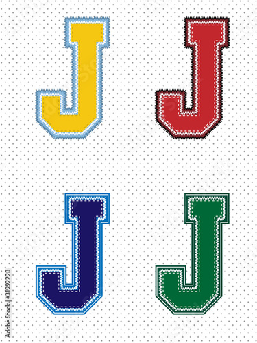 Vector Alphabet - Tackle Twill