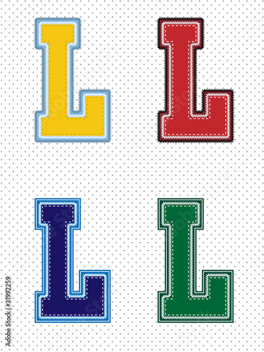 Vector Alphabet - Tackle Twill