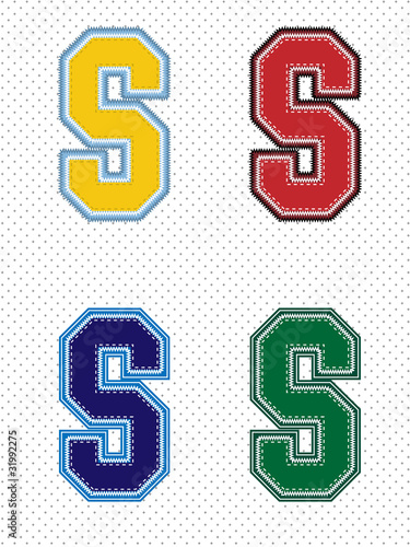 Vector Alphabet - Tackle Twill