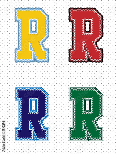 Vector Alphabet - Tackle Twill