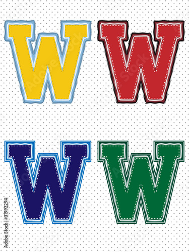 Vector Alphabet - Tackle Twill