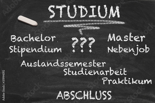 Verwirrung Studium