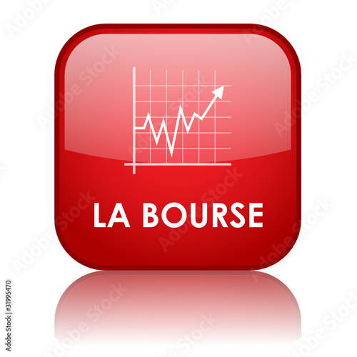 Bouton Web LA BOURSE (finance argent actions marchés financiers)
