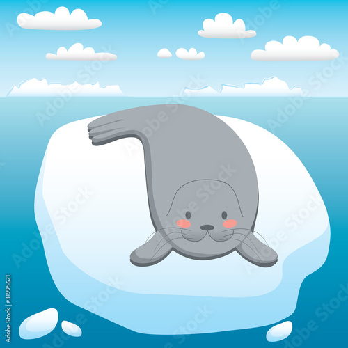 Sweet happy seal