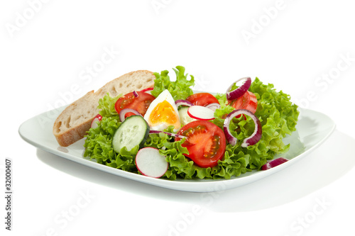 Komplette Salat Platte