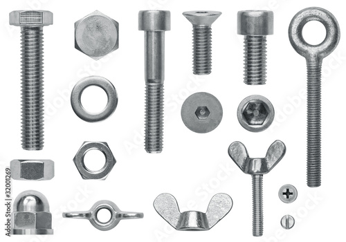 Hardware screw collection photo