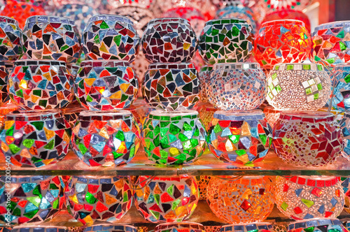 Lamps for sale at the Spice Bazaar at Istanbul © Anibal Trejo