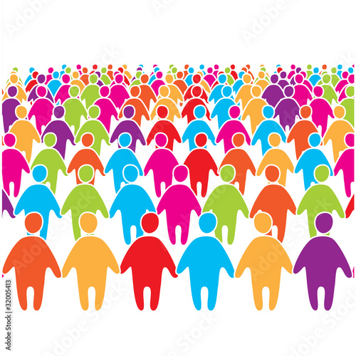 Big-crowd-of-many-colors-social-people-group