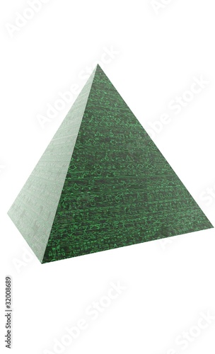 pyramide code vert