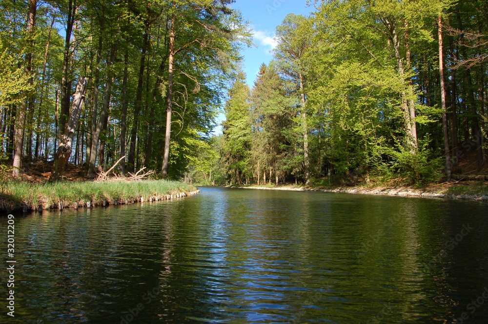 Flusslandschaft Stock Photo | Adobe Stock
