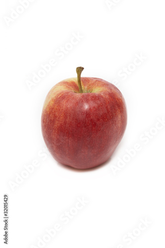 Fresh red apple isolated on a white background