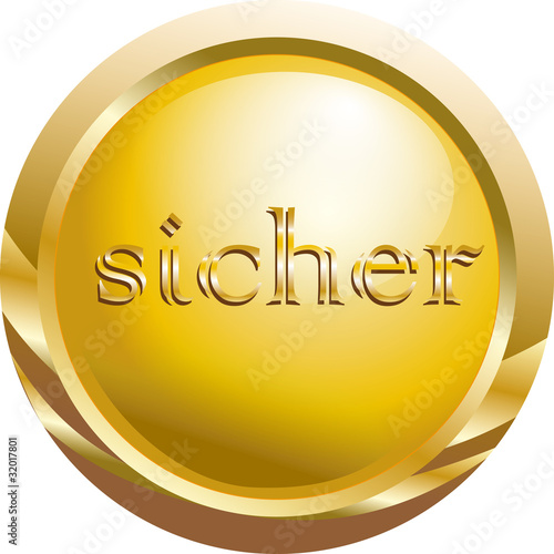 Goldbutton sicher