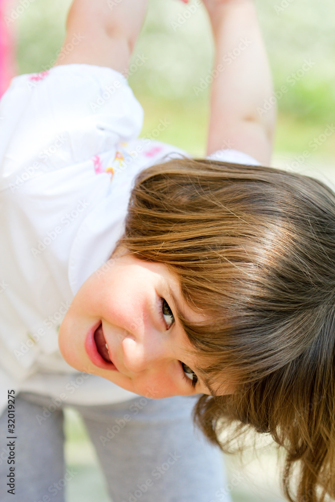 Naklejka premium Little girl portrait