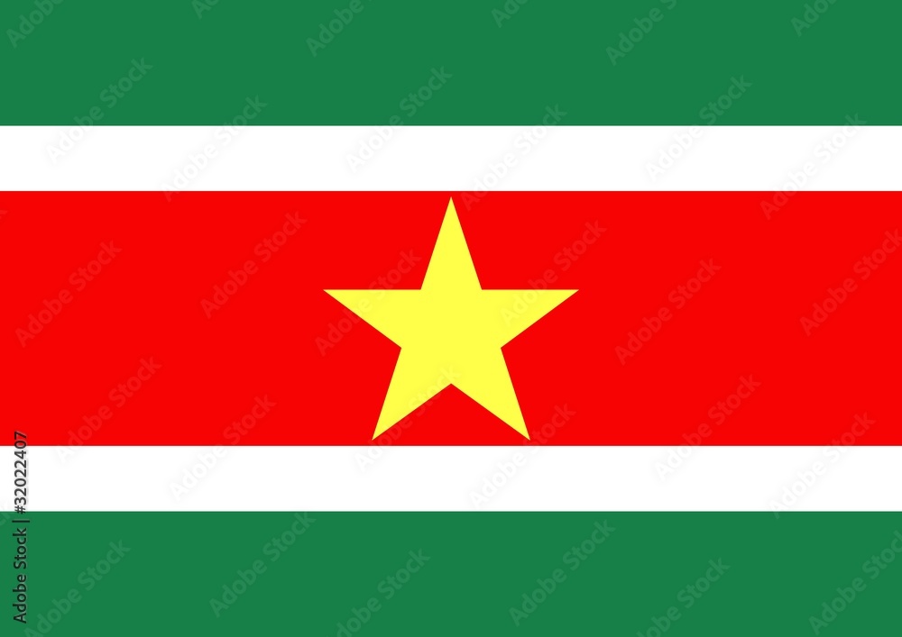 Suriname flag Suriname flag