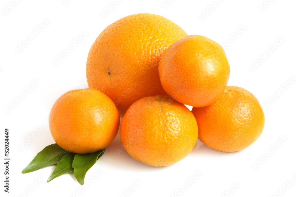 Orange and tangerines Orange and tangerines