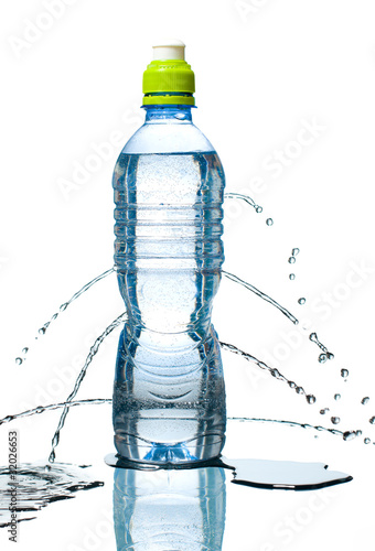 bottle of water leaking