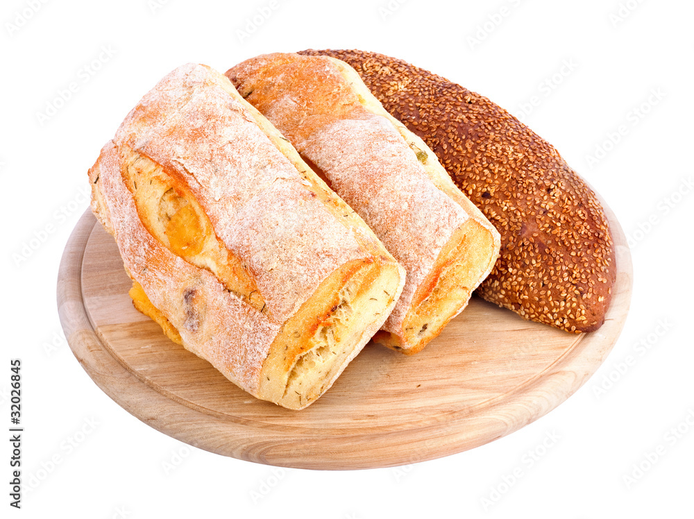 Bread from rye and wheat flour of a rough grinding Bread from rye and wheat flour of a rough grinding