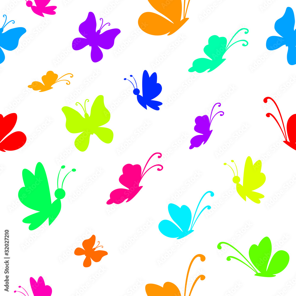 Background, butterflies